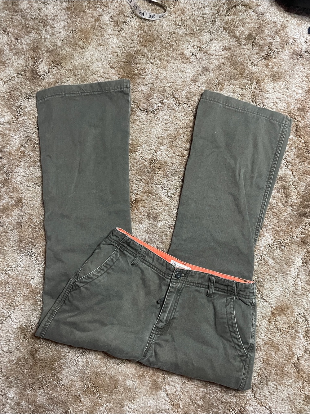 Aeropostale Woman’s Brown Cargo Bootcut Pants Size 2 Short